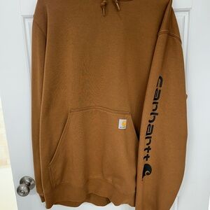 Carhartt Tan Loose Fit Hoodie